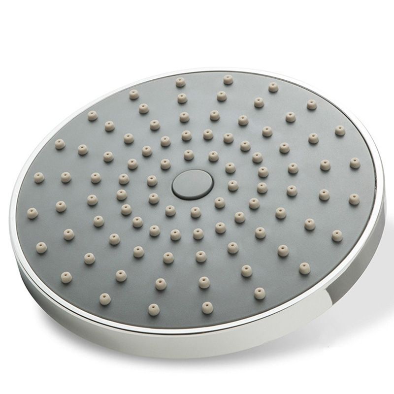 BowLift | Round Fest Shower Head Silver Single Jet Wall Mounted Shower Head