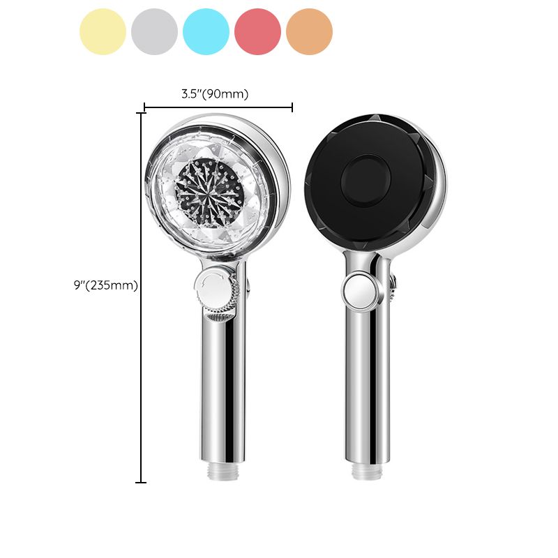 BowLift | Contemporary Handheld Shower Head Round Filter Ball Spray Head With Digital Display