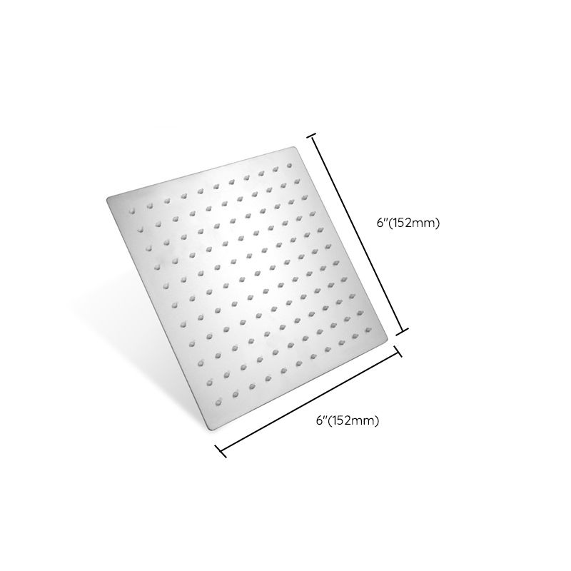 BowLift | Stainless Steel Fixed Shower Head in Silver H2Okinetic Technology Shower Head