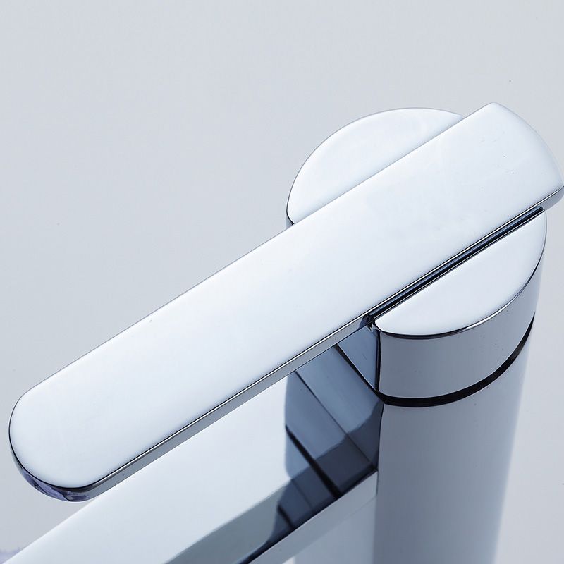 BowLift | Bathroom Faucet Brass Lever Handle Single Hole Sink Faucet