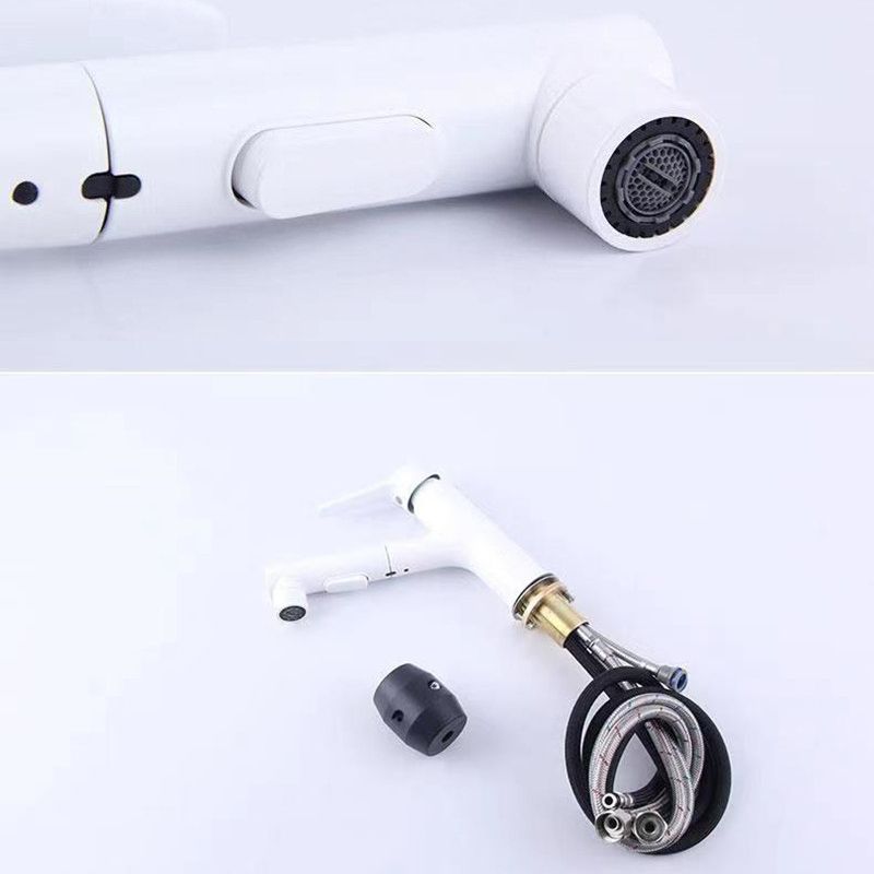 BowLift | Vessel Sink Faucet Contemporary Pull-out Tap with Swivel Spout