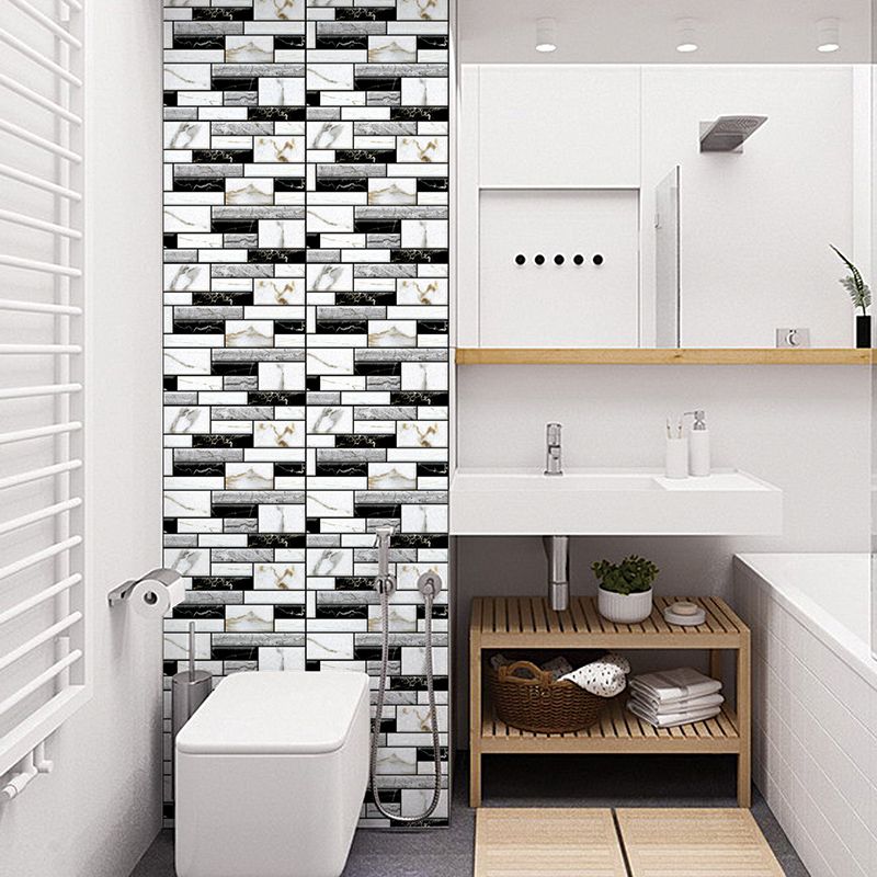 BowLift | Tile Peel & Stick Rectangle Waterproof Plastic Peel & Stick Subway Tiles for Shower 2-Pack