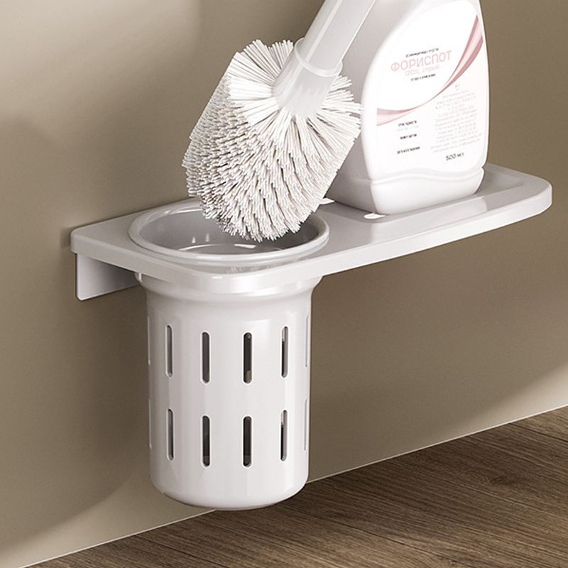 BowLift | White Bathroom Accessory Set Contemporary Aluminum Bathroom Accessory Kit with Towel Holder