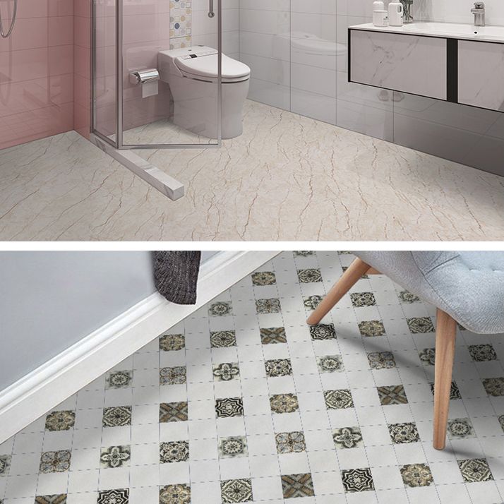 BowLift | Modern PVC flooring Peel and Stick porcelain tile look vinyl plank flooring