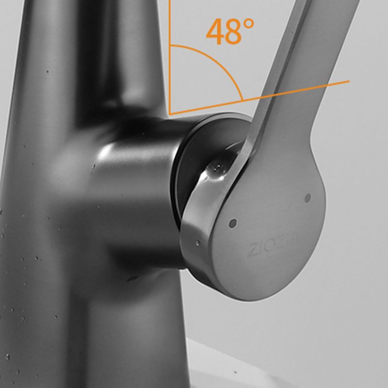 BowLift | Swivel Spout Sink Faucet Brass Bathroom Low Arc Mixer
