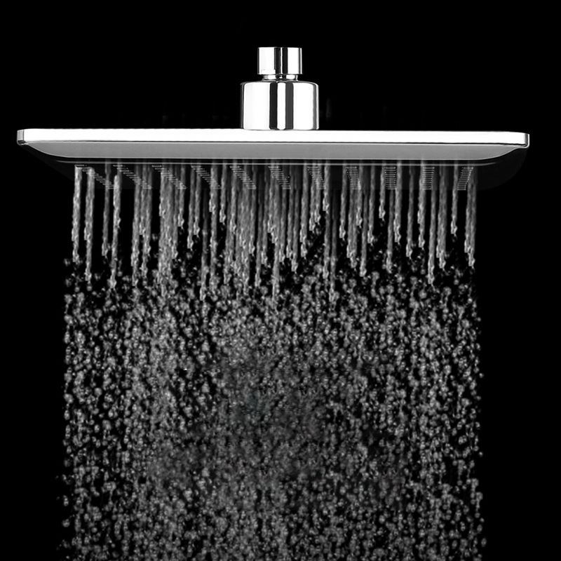 BowLift | Chrome Square Shower Head Combination Wall Mounted and Ceiling Mounted Hand Shower