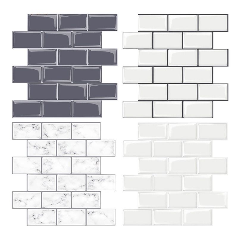 BowLift | Peel and Stick Tiles Rectangular Stain Resistant PVC Subway Peel and Stick Tiles for the Kitchen