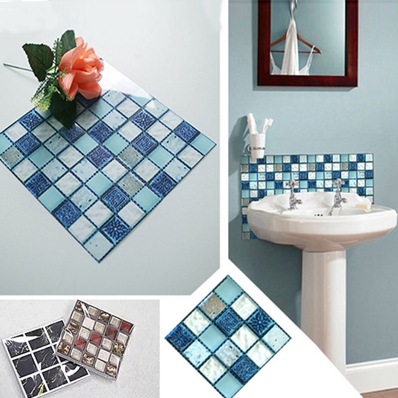 BowLift | Square Mosaic Peel & Stick Tiles Waterproof Kitchen Splashback Tiles