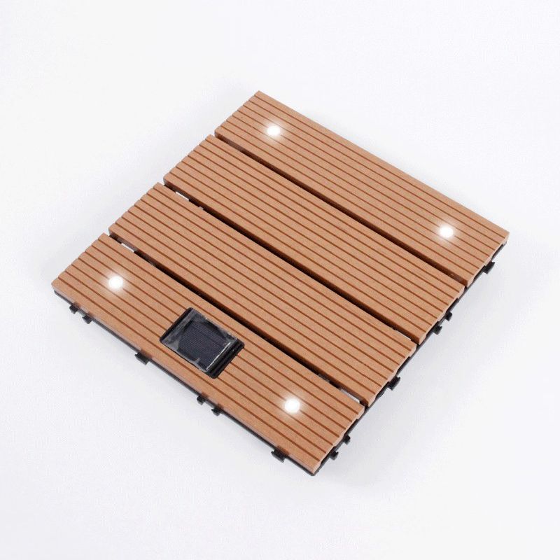 BowLift | Striped Pattern Terrace Floor Tiles Square Click Floor Tiles Floor Board