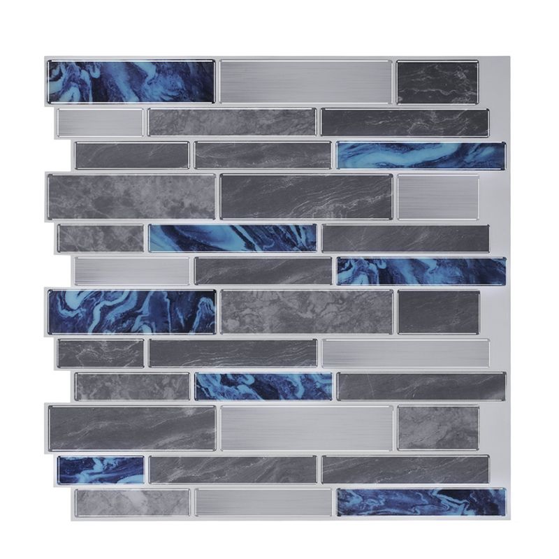 BowLift | Peel and Stick Wall Tile Rectangle PVC Subway Waterproof Peel & Stick Tile 10-Pack