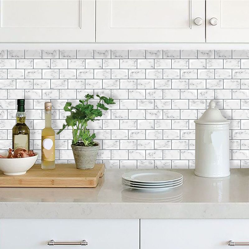 BowLift | Peel and Stick Tiles Rectangular Stain Resistant PVC Subway Peel and Stick Tiles for the Kitchen