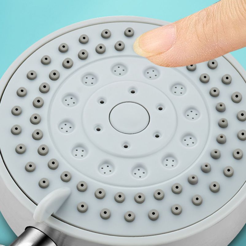 BowLift | Round self-cleaning handheld shower adjustable spray pattern stainless steel hand shower