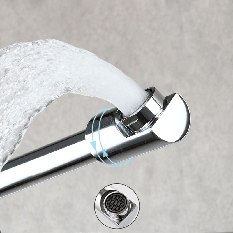 BowLift | Modern Pull-down Faucet Single Handle Wall Mounted Pot Filler Low Profile 1 Holder Filler