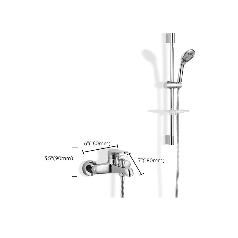 BowLift | Bathroom Bathtub Pull-Out Wall-Mounted Hand Shower Fixed Bathtub Faucet