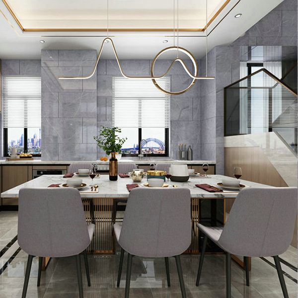 BowLift | Floor Wall Tiles Marble Pattern Wallpaper Rectangular Bathroom Kitchen Wallpaper