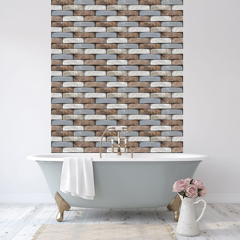 BowLift | Tile Peel & Stick Rectangle Waterproof Plastic Peel & Stick Subway Tiles for Shower 2-Pack