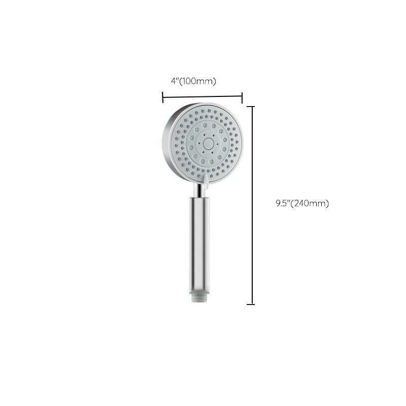BowLift | Round self-cleaning handheld shower adjustable spray pattern stainless steel hand shower