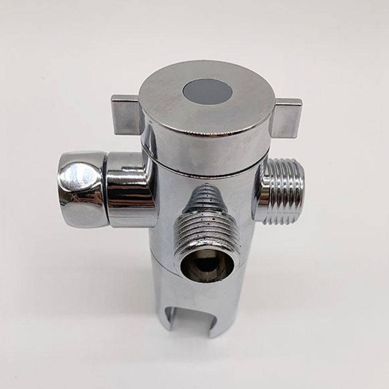 BowLift | Wall Mounted Round Shower Modern Style Metal Double Shower Heads