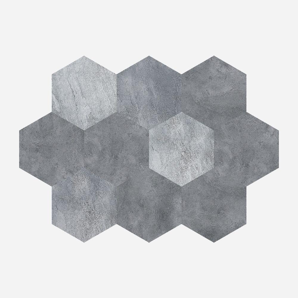 BowLift | Peel and Stick Vinyl Floor Dark Matte Vinyl Floors with Stone Look