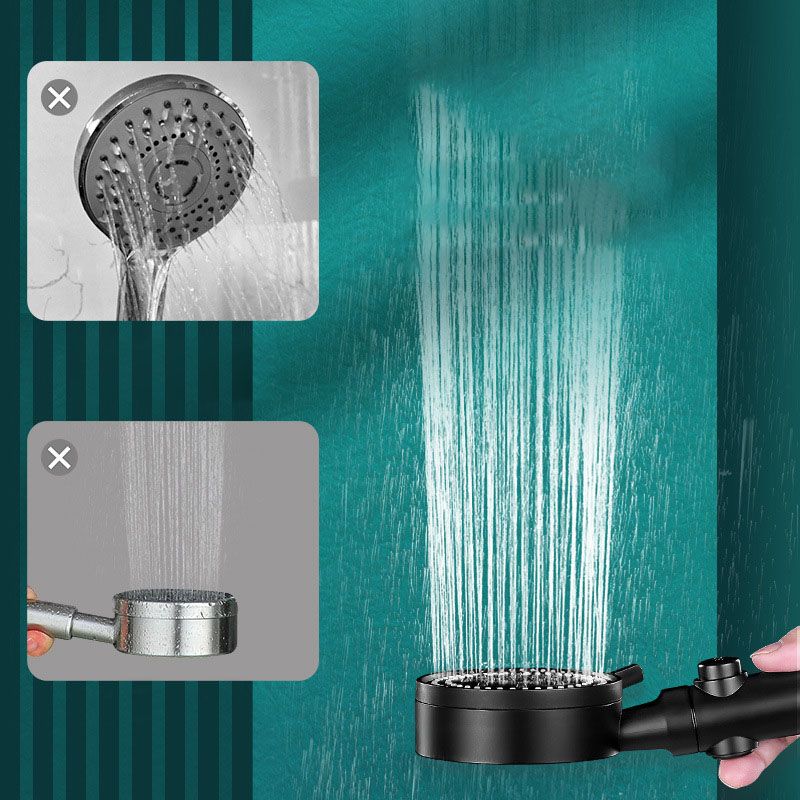 BowLift | 5 setting patterns shower head plastic round handheld shower head