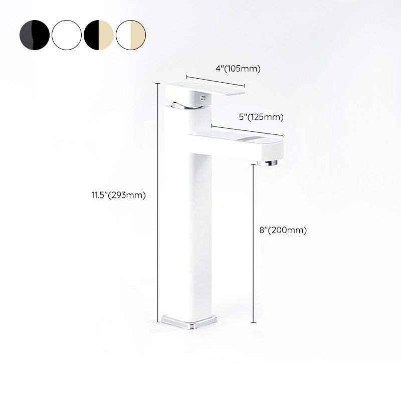 BowLift | Contemporary sink faucet Digital display Monochrome Low arch basin Bathroom sink