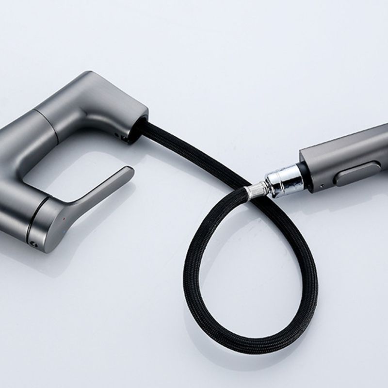 BowLift | Contemporary Style Center Sink Faucets Lever Handles Faucets for Bathroom