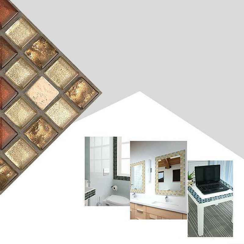 BowLift | Square Mosaic Peel & Stick Tiles Waterproof Kitchen Splashback Tiles