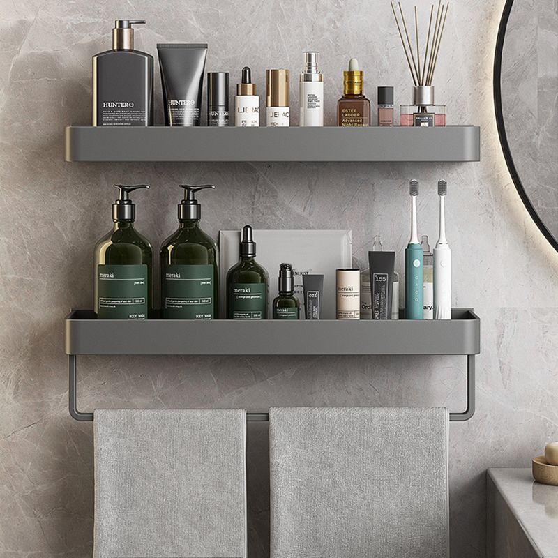 BowLift | Minimalist Matt Metal Bathroom Accessory Set Modern Bathroom Shelf