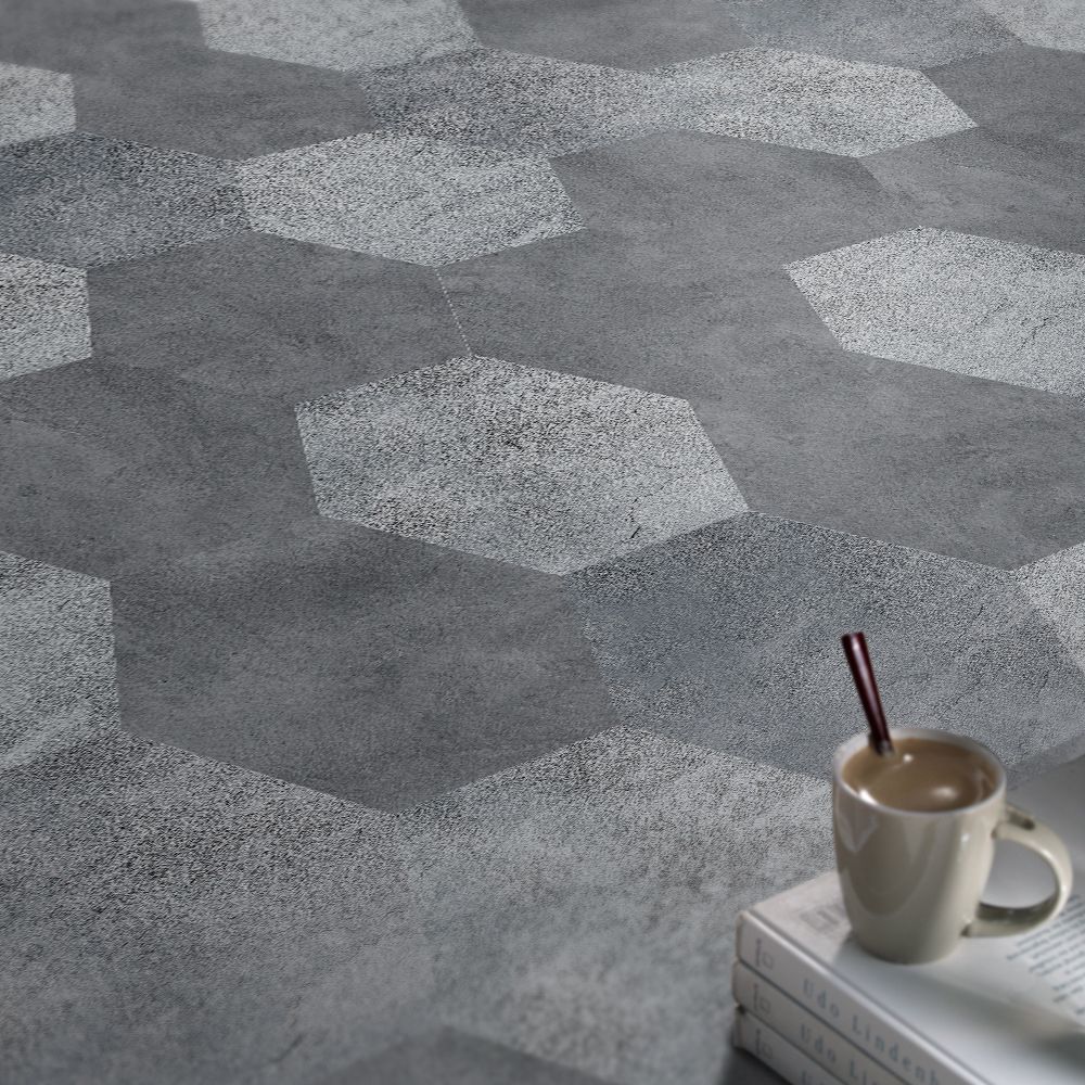 BowLift | Peel and Stick Vinyl Floor Dark Matte Vinyl Floors with Stone Look