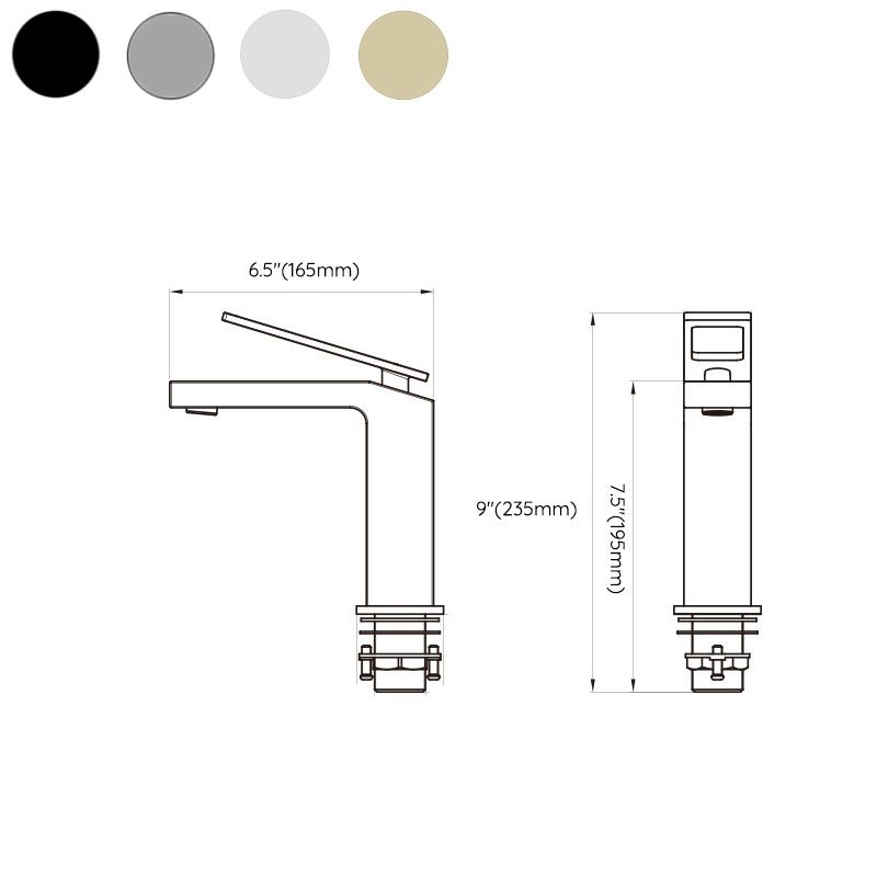 BowLift | Lever mixer tap Glam Style basin faucet for bathroom