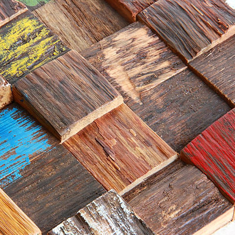 BowLift | Wall cladding wood shiplap mosaic modern interior wall cladding