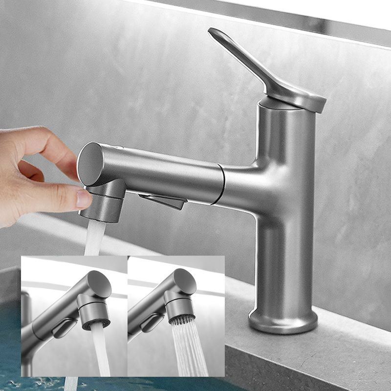 BowLift | Contemporary Single Color Faucet Low Arc Centerset Sink Faucet for Bathroom