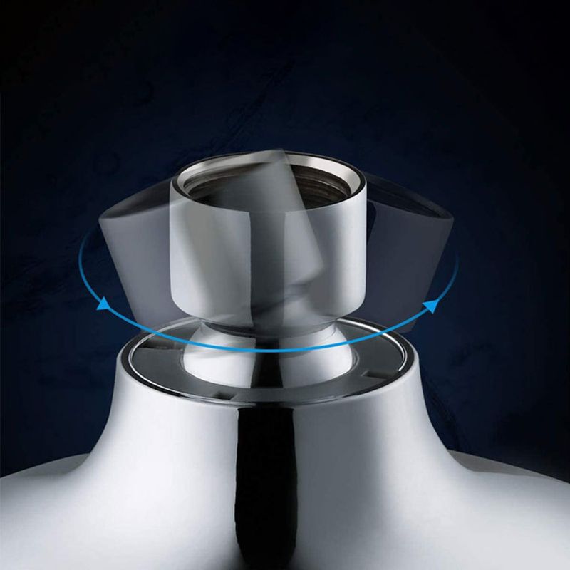 BowLift | Round Fixed Shower Head Adjustable Spray Pattern Wall Mounted Shower Head
