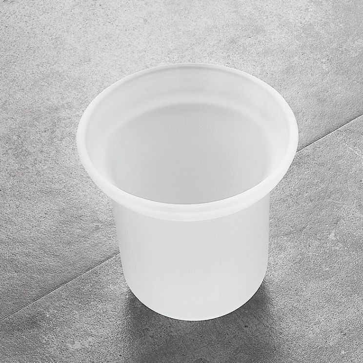 BowLift | 2-piece metal bathroom accessory set traditional toilet brush and holder set