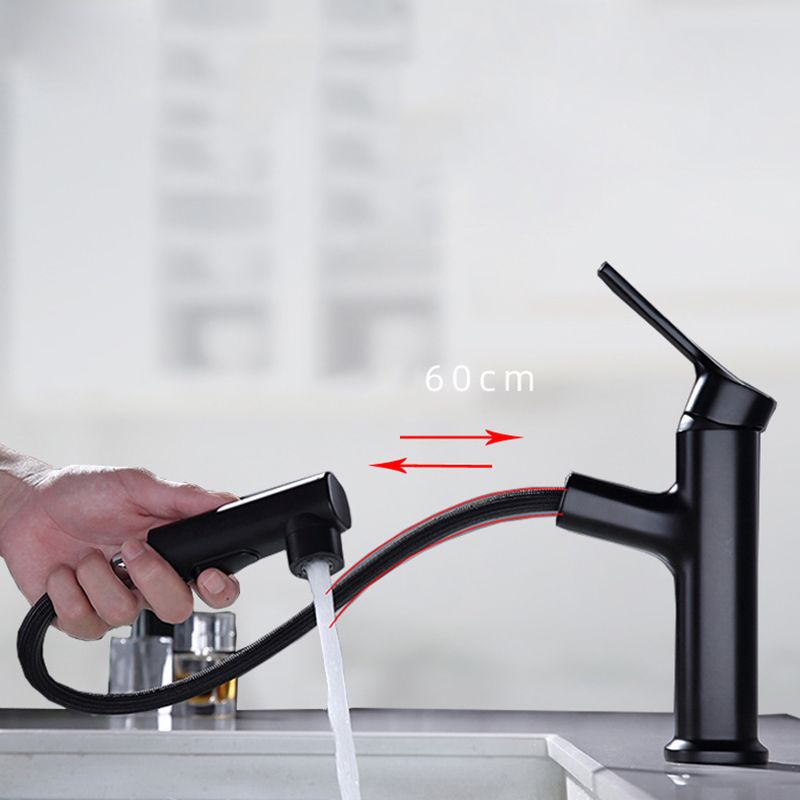 BowLift | Round Vessel Sink Bathroom Faucet Simple Style Faucet with Brass Material