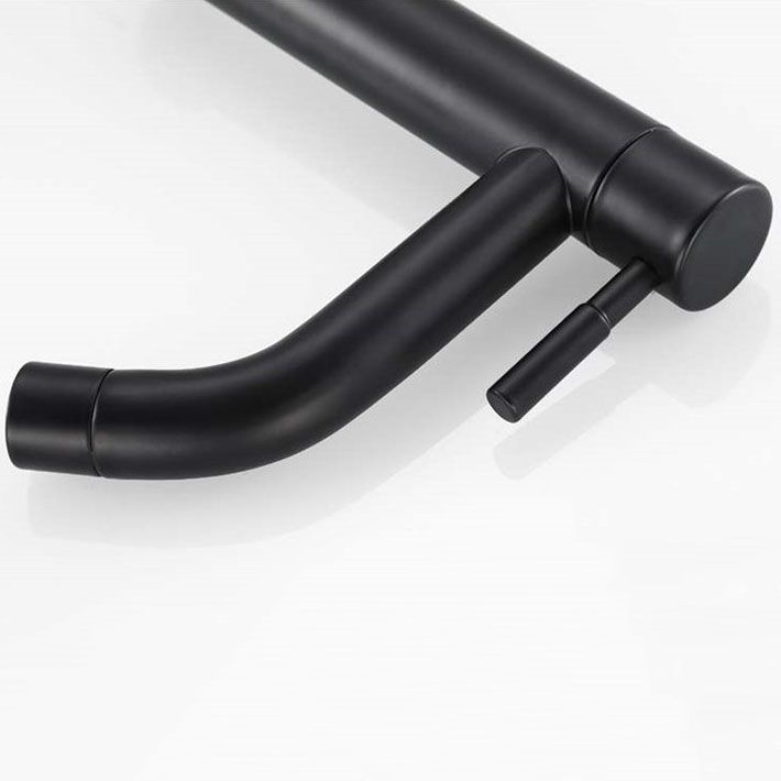 BowLift | Industrial vessel fitting stainless steel lever handle sink faucet