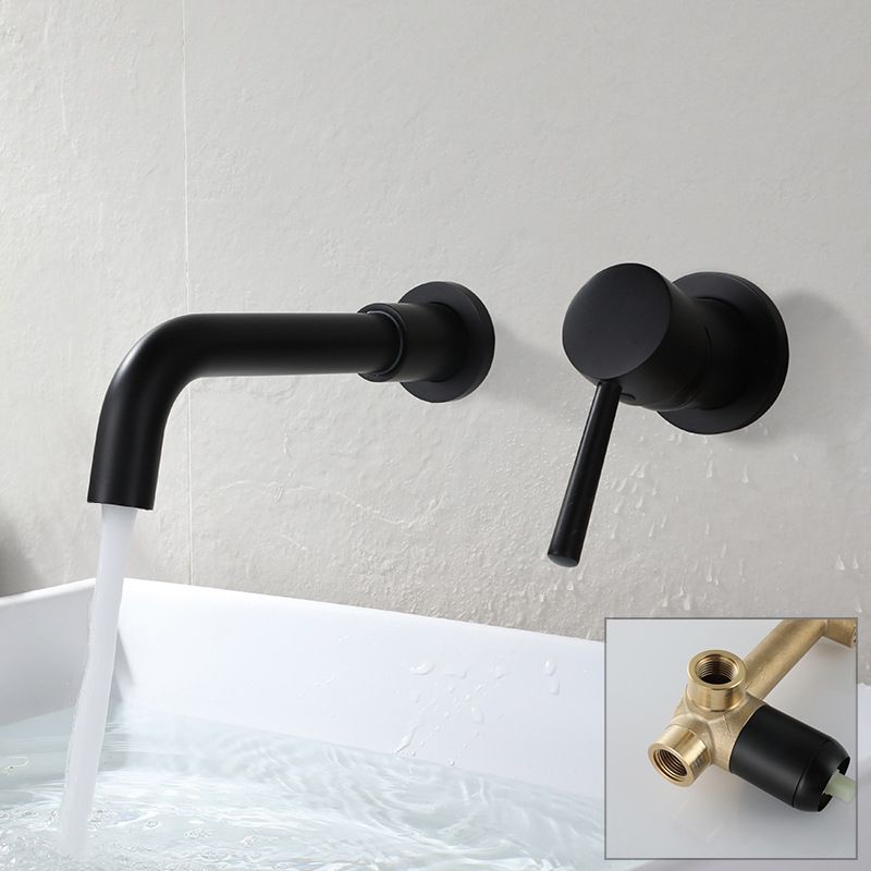 BowLift | Industrial Wall-Mounted Bathroom Faucet 2-Hole Swivel Spout Basin Faucet