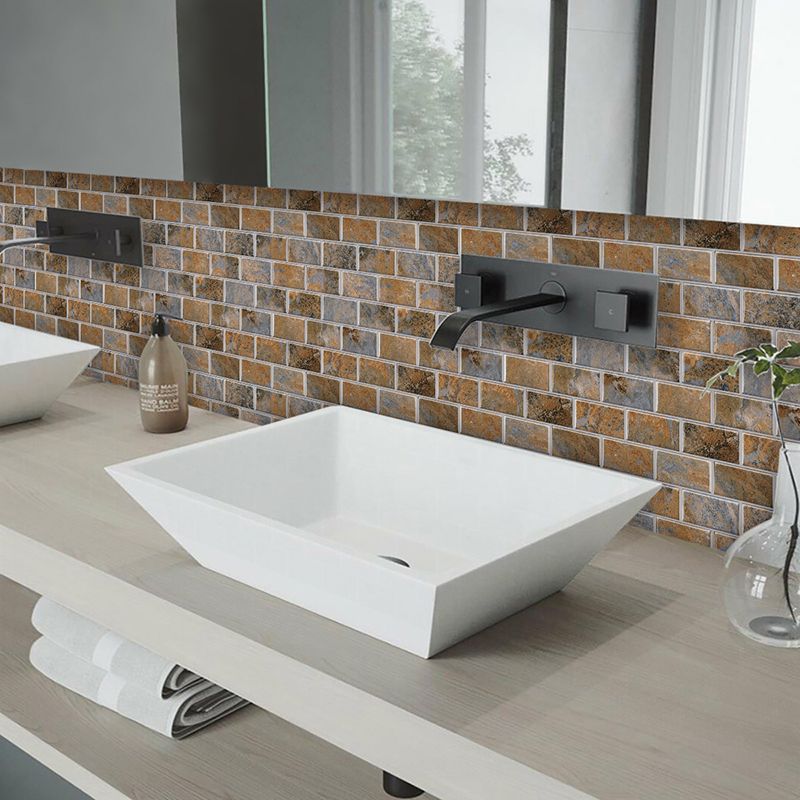 BowLift | Peel and Stick Tiles Subway Rectangle Waterproof PVC Tile-Peel & Stick for the Kitchen 10-Pack