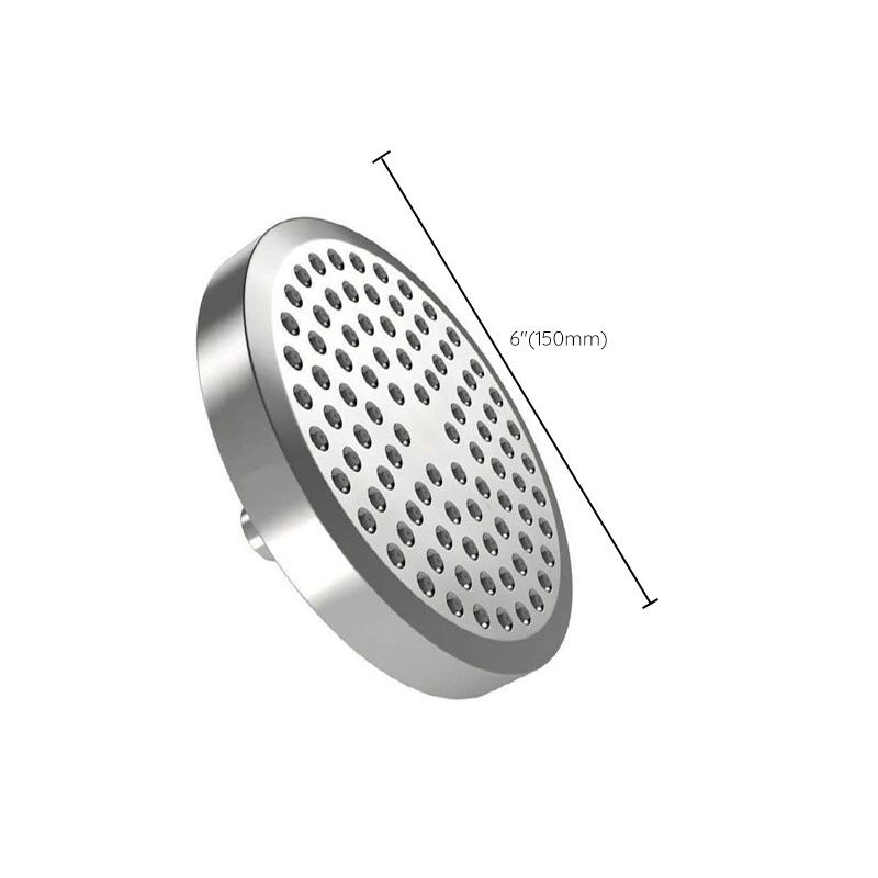 BowLift | Round Pressure Regulated Rain Shower Head Wall Mount Adjustable Shower Head