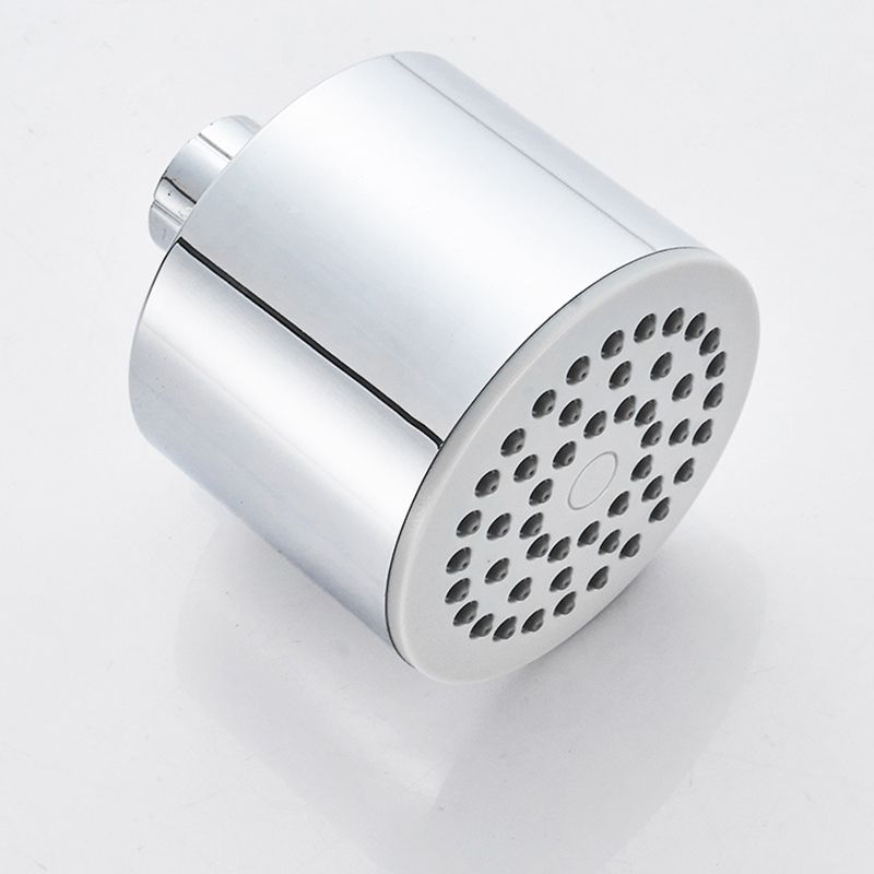 BowLift | Round shower head made of stainless steel in silver wall-mounted shower head