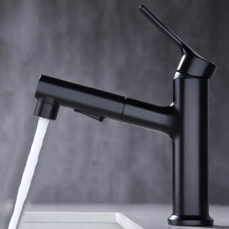 BowLift | Round Vessel Sink Bathroom Faucet Simple Style Faucet with Brass Material