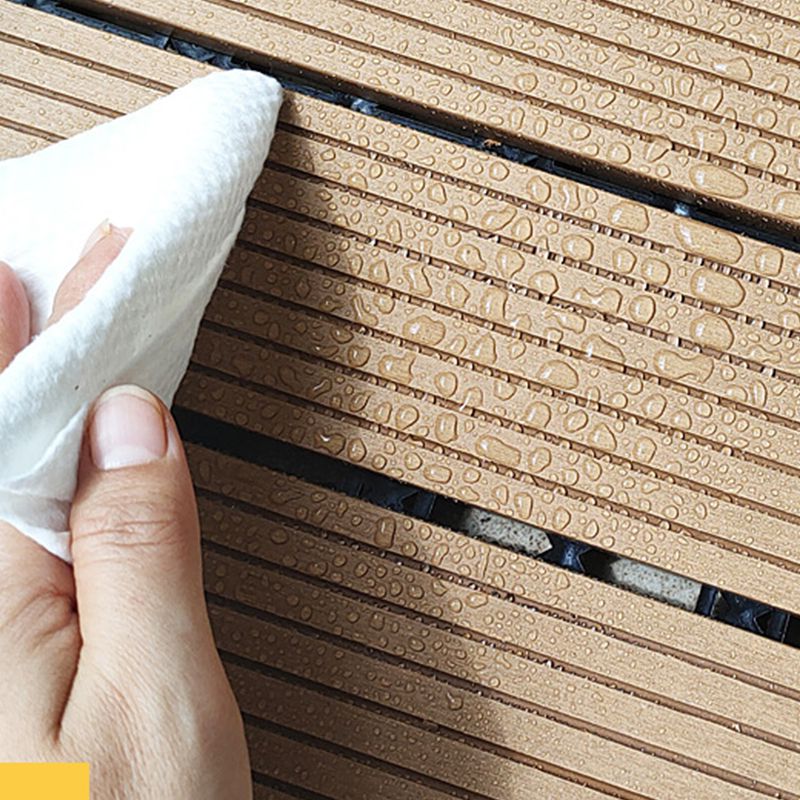 BowLift | Wooden Floor Tile Solid Color Click Lock Non-Slip Outdoor Terrace