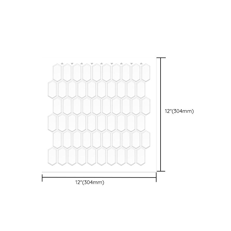 BowLift | Peel and Stick Subway Tiles Waterproof Plastic Tile Rectangular Peel & Stick Tile for the Kitchen