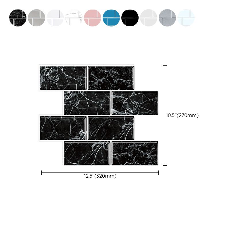 BowLift | Modern Peel and Stick Wall Tile PVC Peel and Stick Splashback Tile