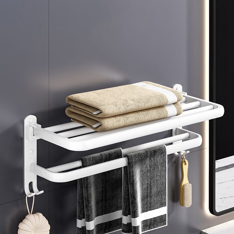 BowLift | White contemporary bathroom accessory set stainless steel aluminum bathroom set