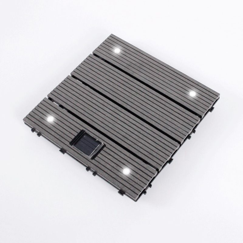 BowLift | Striped Pattern Terrace Floor Tiles Square Click Floor Tiles Floor Board