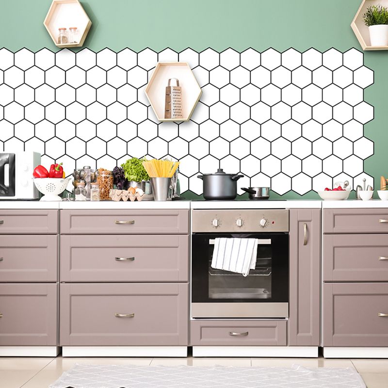 BowLift | Peel and Stick Hexagonal Tiles Waterproof Peel & Stick Tile for Shower 2-Pack