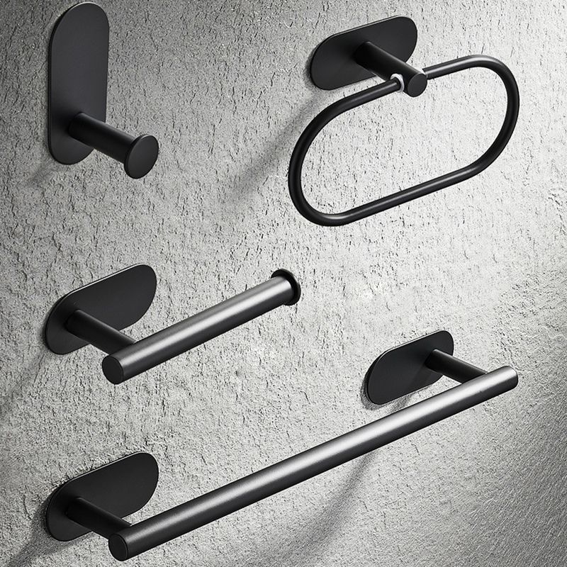 BowLift | 4-piece traditional bathroom hardware set with towel ring/paper holder & bath towel hook