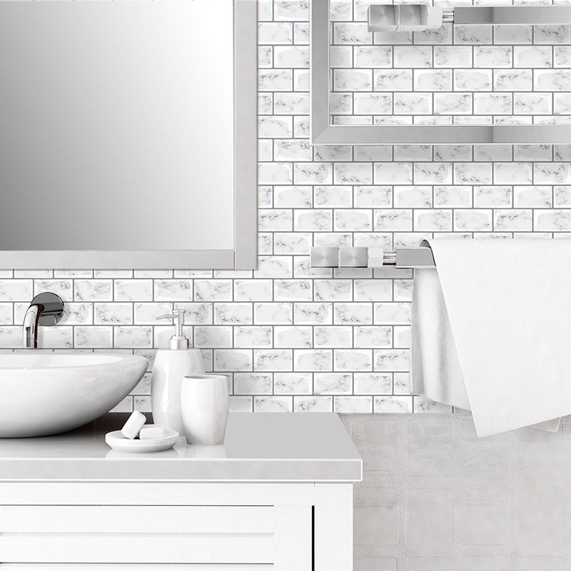 BowLift | Peel and Stick Tiles Rectangular Stain Resistant PVC Subway Peel and Stick Tiles for the Kitchen