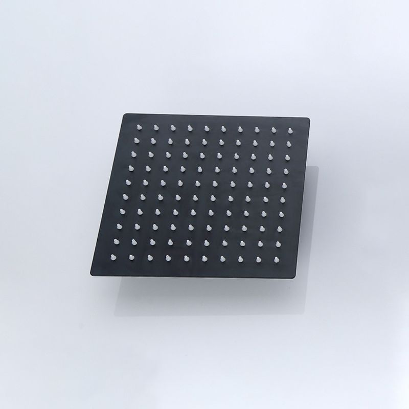 BowLift | Black Square Fest Shower Head Modern Style Wall Mounted Shower Head